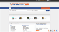 Desktop Screenshot of domanuncios.com